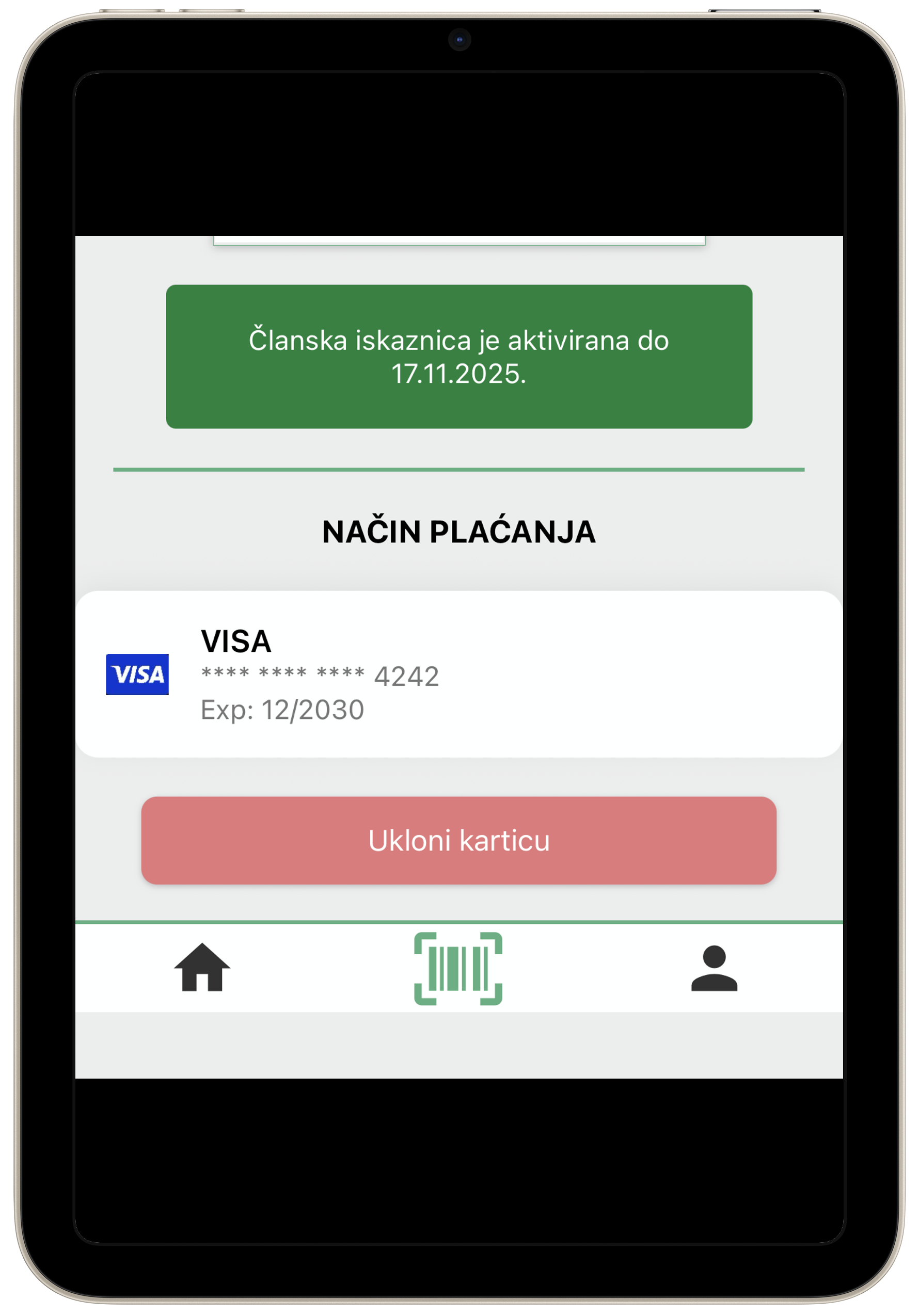 Članarine i ulaz za teretanu